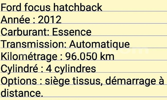 Dieundeu Occasion Ford Focus Silver Auto in Dakar in Dakar Dieundeu Occasion Ford Focus Silver Auto in Dakar in Dakar