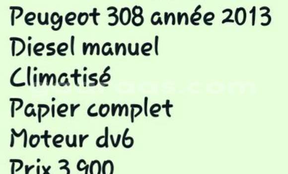 Buy Used Peugeot 308 Black Car in Dakar in Dakar Buy Used Peugeot 308 Black Car in Dakar in Dakar