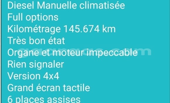 Dieundeu Occasion Toyota Hilux White Auto in Dakar in Dakar Dieundeu Occasion Toyota Hilux White Auto in Dakar in Dakar