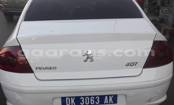 Acheter Occasion Voiture Peugeot 407 Blanc à Dakar, Dakar Acheter Occasion Voiture Peugeot 407 Blanc à Dakar, Dakar