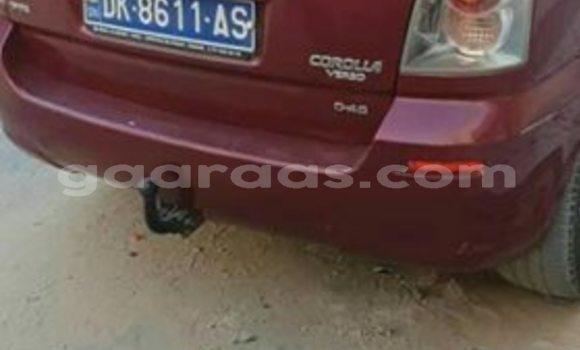 Acheter Occasion Voiture Toyota Corolla Verso Rouge à Dakar, Dakar Acheter Occasion Voiture Toyota Corolla Verso Rouge à Dakar, Dakar