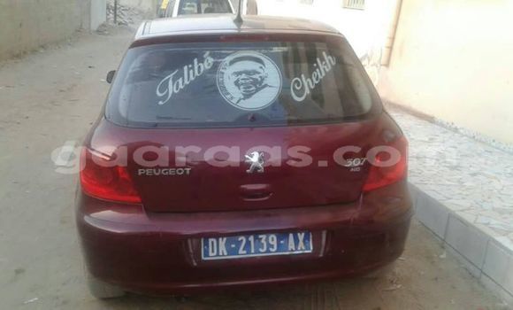 Acheter Occasion Voiture Peugeot 307 Rouge à Dakar, Dakar Acheter Occasion Voiture Peugeot 307 Rouge à Dakar, Dakar