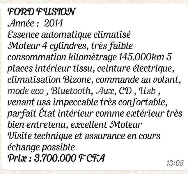 Big with watermark ford fusion dakar dakar 32866