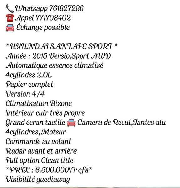 Big with watermark hyundai santa fe dakar dakar 34221