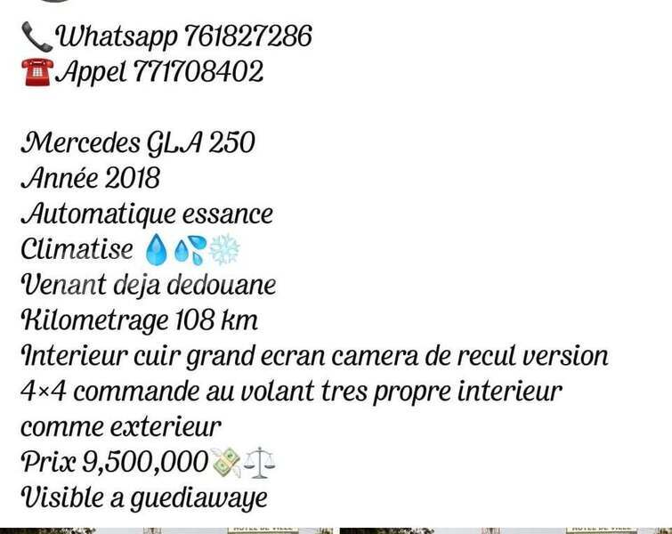 Big with watermark mercedes benz gla klasse dakar dakar 34230